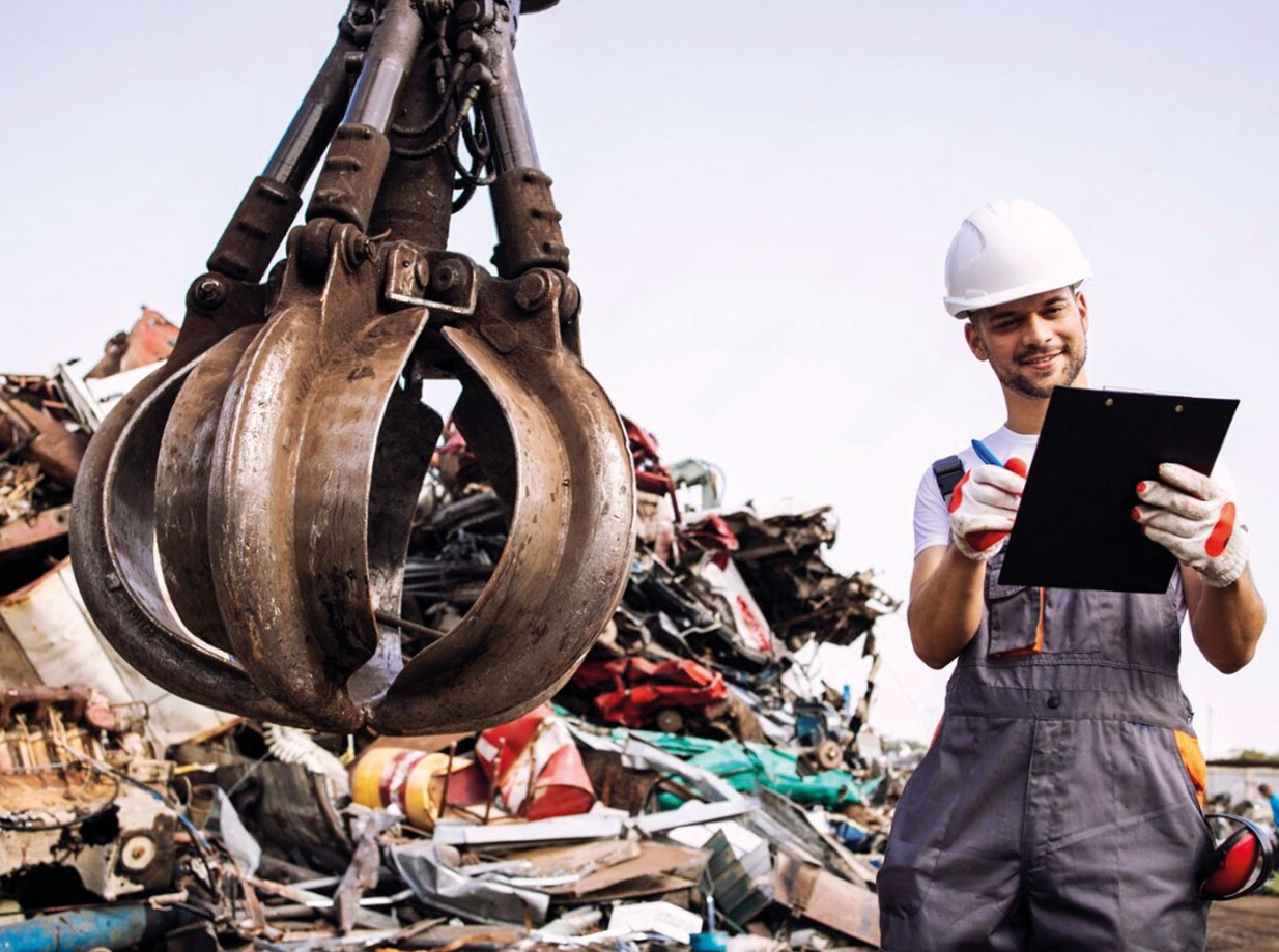 Proceso de desintegración de salvamentos certificado y trazable en Colombia realizado por Multisoluciones.